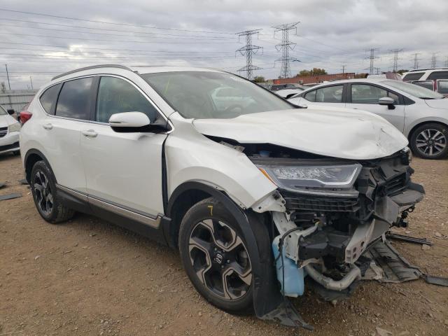 5J6RW2H90JL029660 - 2018 HONDA CR-V TOURI WHITE photo 1