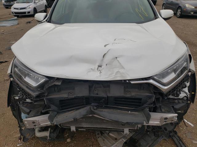 5J6RW2H90JL029660 - 2018 HONDA CR-V TOURI WHITE photo 7