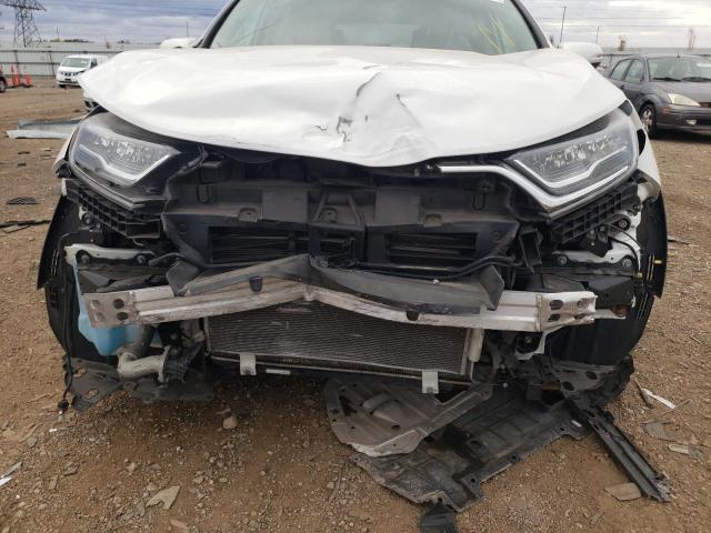 5J6RW2H90JL029660 - 2018 HONDA CR-V TOURI WHITE photo 9