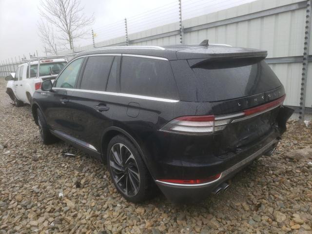 5LM5J7XC3NGL04183 - 2022 LINCOLN AVIATOR RE BLACK photo 3