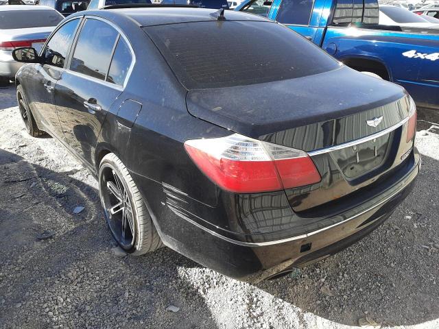 KMHGC46F89U031815 - 2009 HYUNDAI GENESIS 4. BLACK photo 3