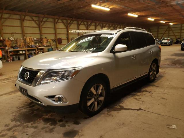 5N1AR2MM1EC604838 - 2014 NISSAN PATHFINDER SILVER photo 2