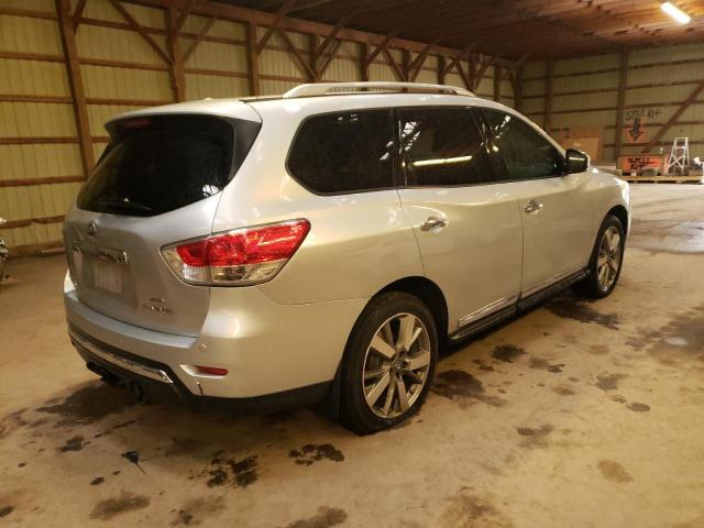 5N1AR2MM1EC604838 - 2014 NISSAN PATHFINDER SILVER photo 4