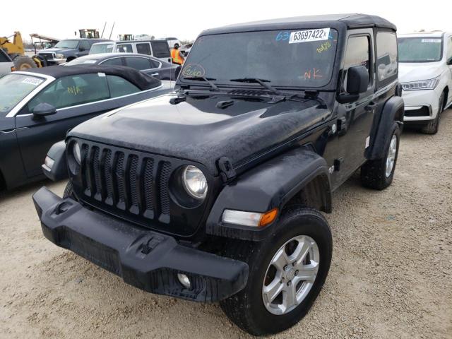 1C4GJXAN9JW145552 - 2018 JEEP WRANGLER S BLACK photo 2