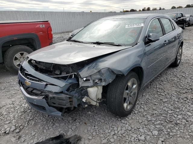 1G1ZH57B69F168863 - 2009 CHEVROLET MALIBU 1LT ნაცრისფერი ფოტო 2