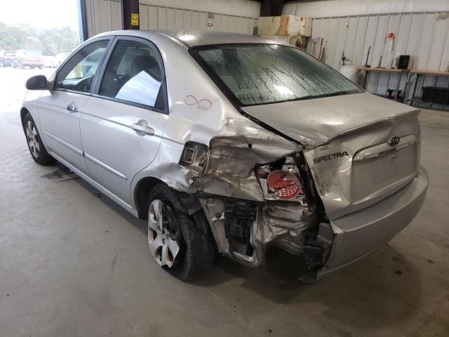 KNAFE121065354360 - 2006 KIA SPECTRA LX SILVER photo 3