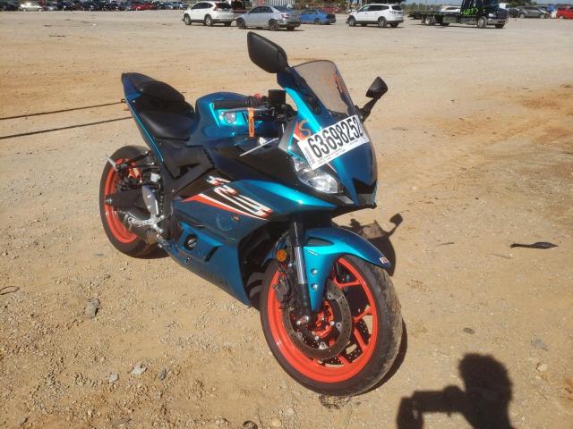 MH3RH18Y1MK005476 - 2021 YAMAHA YZFR3 A TEAL photo 1