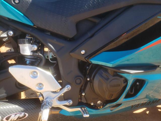 MH3RH18Y1MK005476 - 2021 YAMAHA YZFR3 A TEAL photo 7