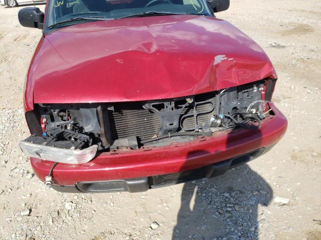 1GCCS145728129036 - 2002 CHEVROLET S TRUCK S1 RED photo 9
