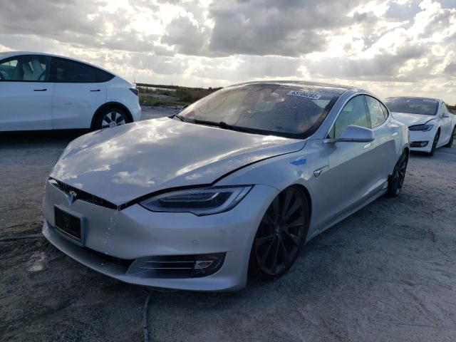 5YJSA1E4XJF298244 - 2018 TESLA MODEL S Gümüş foto 2
