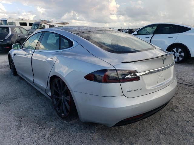 5YJSA1E4XJF298244 - 2018 TESLA MODEL S Gümüş foto 3