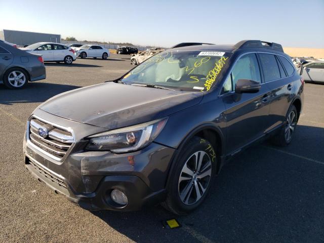 4S4BSENC3K3278861 - 2019 SUBARU OUTBACK 3. GRAY photo 2