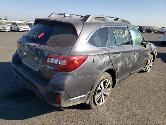 4S4BSENC3K3278861 - 2019 SUBARU OUTBACK 3. GRAY photo 4