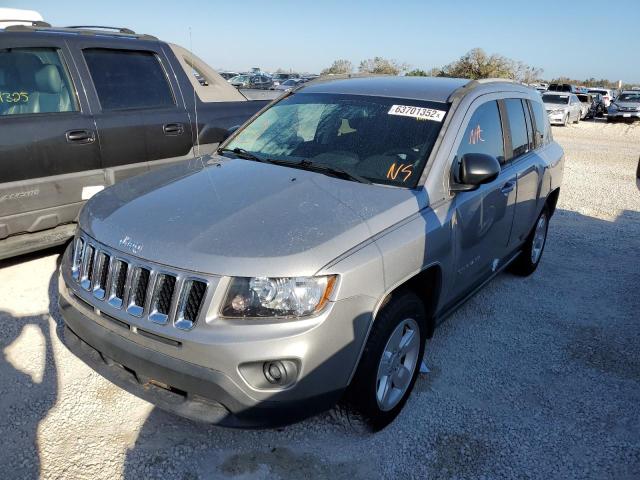 1C4NJCBB0GD716855 - 2016 JEEP COMPASS SP SILVER photo 2