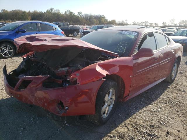 2G2WP552061308753 - 2006 PONTIAC GRAND PRIX წითელი ფოტო 2