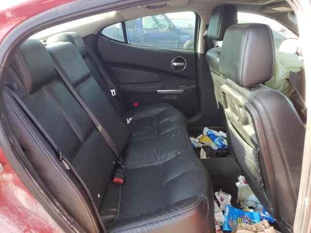 2G2WP552061308753 - 2006 PONTIAC GRAND PRIX წითელი ფოტო 6