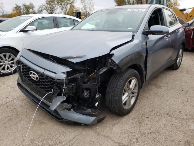 KM8K12AA2MU642304 - 2021 HYUNDAI KONA SE GRAY photo 1