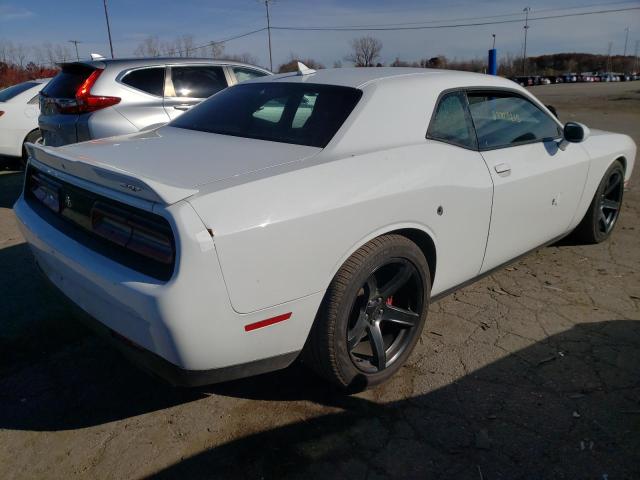 2C3CDZDJ1JH214795 - 2018 DODGE CHALLENGER WHITE photo 4