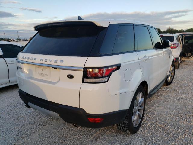 SALWR2PF2GA119333 - 2016 LAND ROVER RANGE ROVE WHITE photo 4