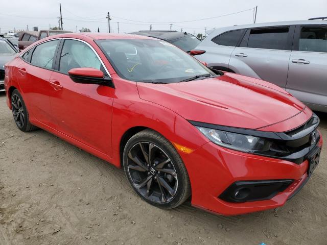 2HGFC2F83MH542108 - 2021 HONDA CIVIC SPOR 红色 照片 4