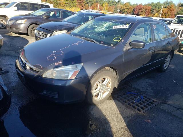 JHMCM56377C011357 - 2007 HONDA ACCORD SE GRAY photo 2