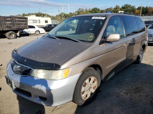 5FNRL186X3B010182 - 2003 HONDA ODYSSEY EX TAN photo 2