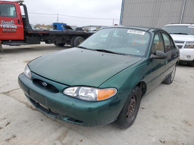 1FAFP10P4XW234115 - 1999 FORD ESCORT LX GREEN photo 2