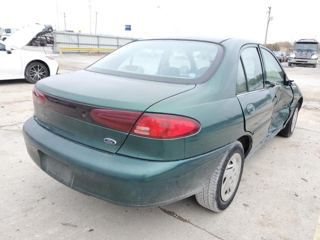 1FAFP10P4XW234115 - 1999 FORD ESCORT LX GREEN photo 4