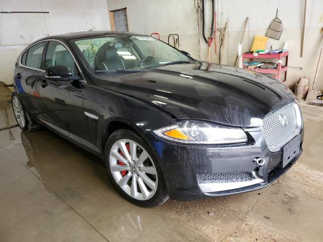 SAJWJ0EF4D8S77179 - 2013 JAGUAR XF BLACK photo 1