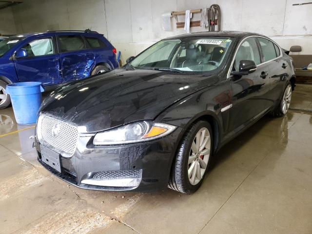 SAJWJ0EF4D8S77179 - 2013 JAGUAR XF BLACK photo 2