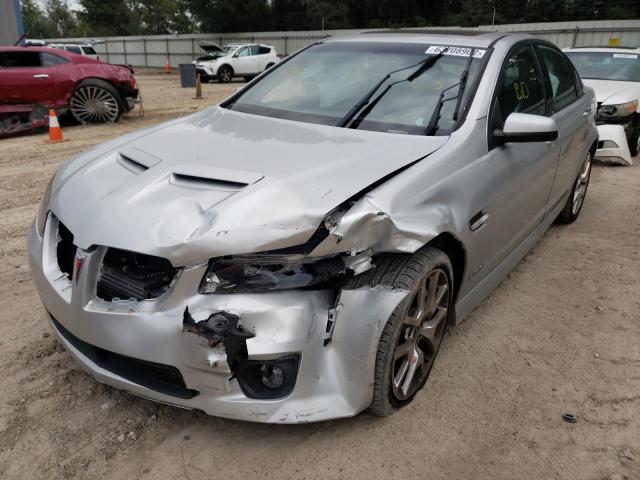 6G2EP57W39L302488 - 2009 PONTIAC G8 GXP SILVER photo 2