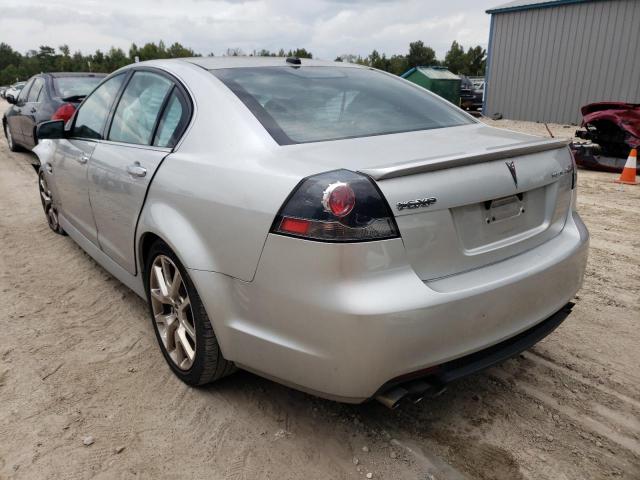 6G2EP57W39L302488 - 2009 PONTIAC G8 GXP SILVER photo 3