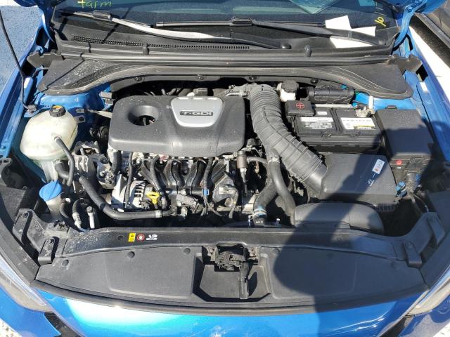 KMHD04LB7JU495177 - 2018 HYUNDAI ELANTRA SP BLUE photo 7