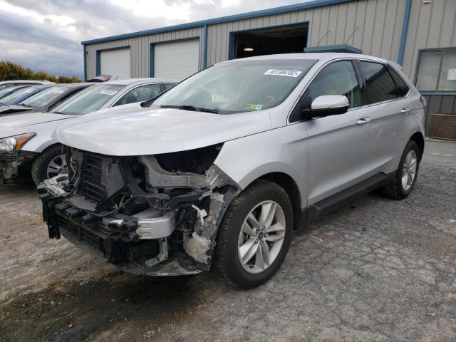 2FMPK3J92HBC32337 - 2017 FORD EDGE SEL SILVER photo 2