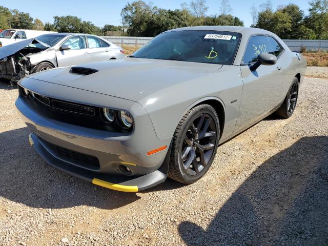 2C3CDZBT3KH677088 - 2019 DODGE CHALLENGER GRAY photo 2