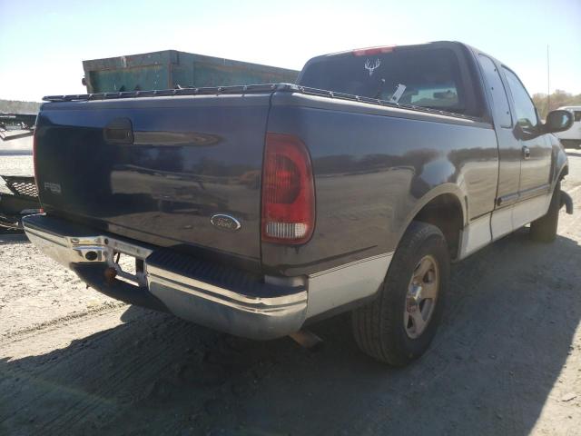 1FTRX17282NA62428 - 2002 FORD F150 BLUE photo 4