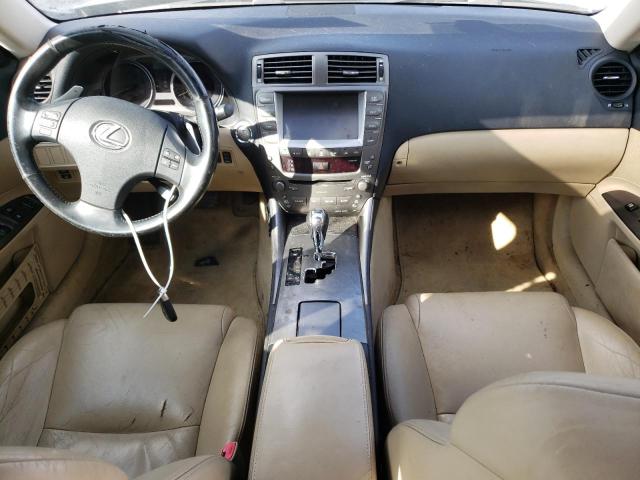 JTHBK262565006734 - 2006 LEXUS IS 250 BLACK photo 9