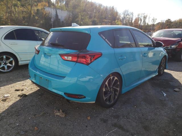 JTNKARJE6GJ522846 - 2016 TOYOTA SCION IM BLUE photo 4