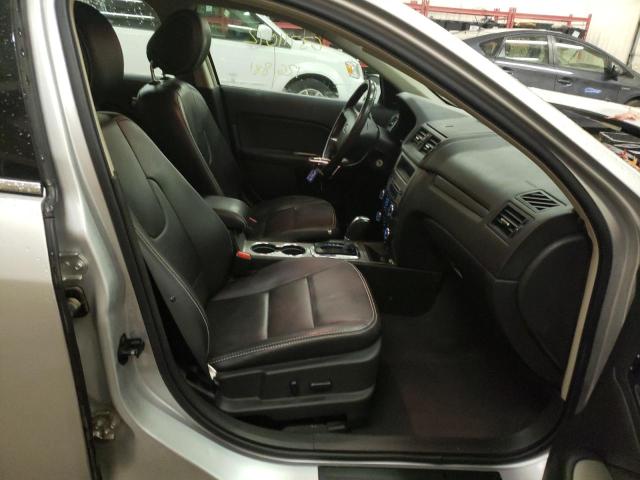 3FAHP0JA0CR300976 - 2012 FORD FUSION SEL SILVER photo 5