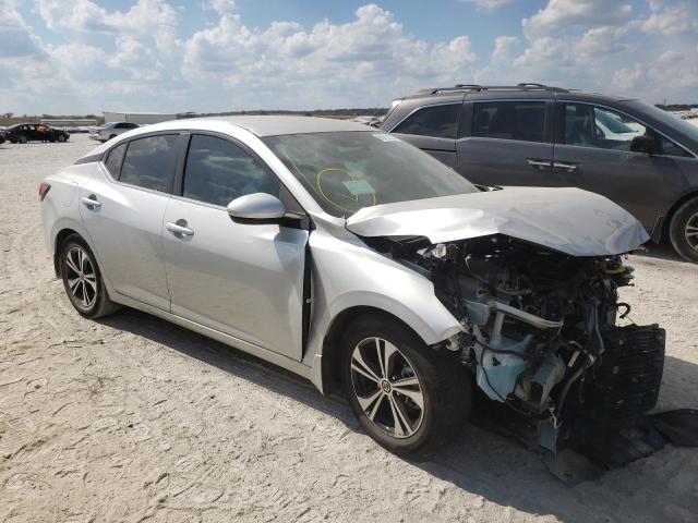 3N1AB8CVXMY240806 - 2021 NISSAN SENTRA SV SILVER photo 1