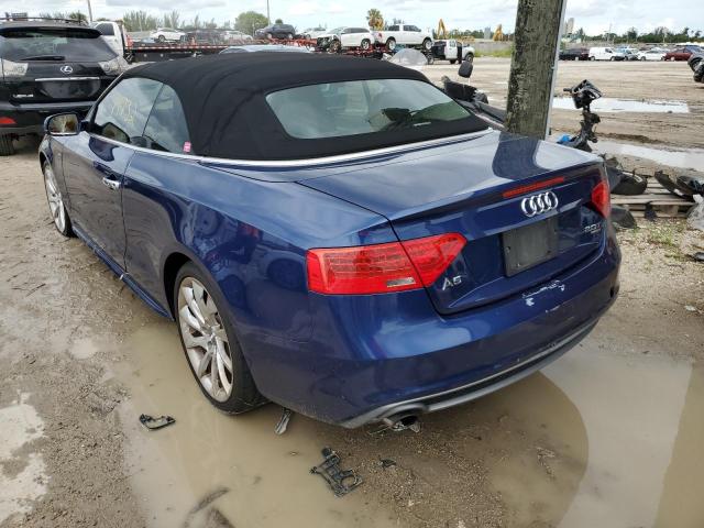 WAUMFAFH7FN001514 - 2015 AUDI A5 PREMIUM BLUE photo 3