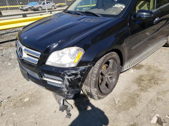 4JGBF7BE9CA765596 - 2012 MERCEDES-BENZ GL450 BLACK photo 9