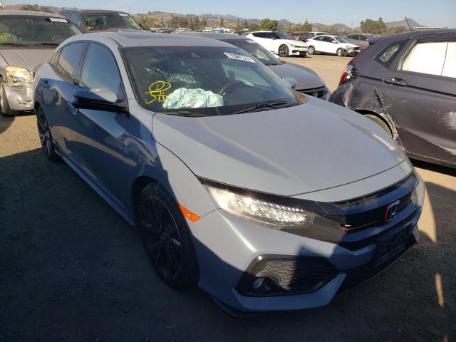 SHHFK7H94HU427743 - 2017 HONDA CIVIC SPOR BLUE photo 1