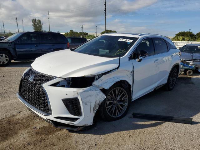 2T2YZMDAXMC285851 - 2021 LEXUS RX 350 F-S WHITE photo 2