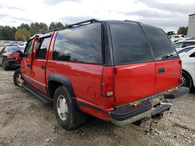 3GNFK16RXXG159170 - 1999 CHEVROLET SUBURBAN K RED photo 3