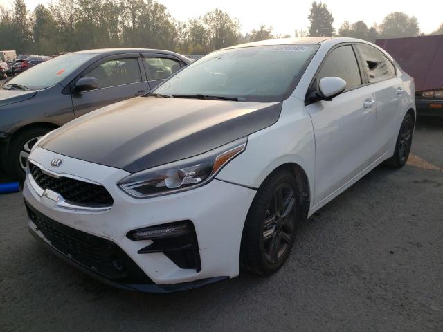 3KPF34AD6KE006647 - 2019 KIA FORTE GT L WHITE photo 2