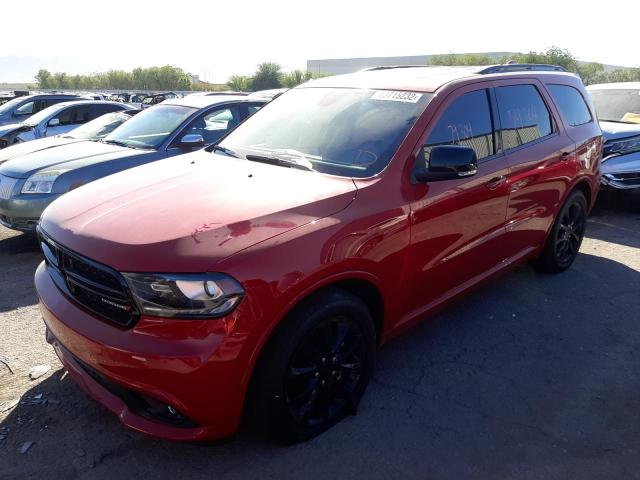 1C4RDHDG4JC114472 - 2018 DODGE DURANGO GT RED photo 2