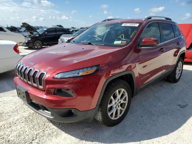 1C4PJMCB9GW245869 - 2016 JEEP CHEROKEE L RED photo 2