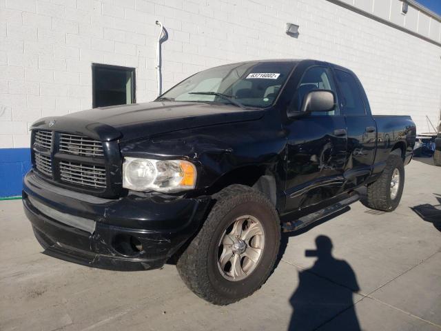 1D7HU18D65J591138 - 2005 DODGE RAM 1500 S BLACK photo 2