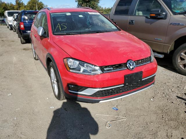 3VWH17AU2HM519938 - 2017 VOLKSWAGEN GOLF ALLTR RED photo 1